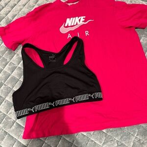 Sports bar and t-shirt